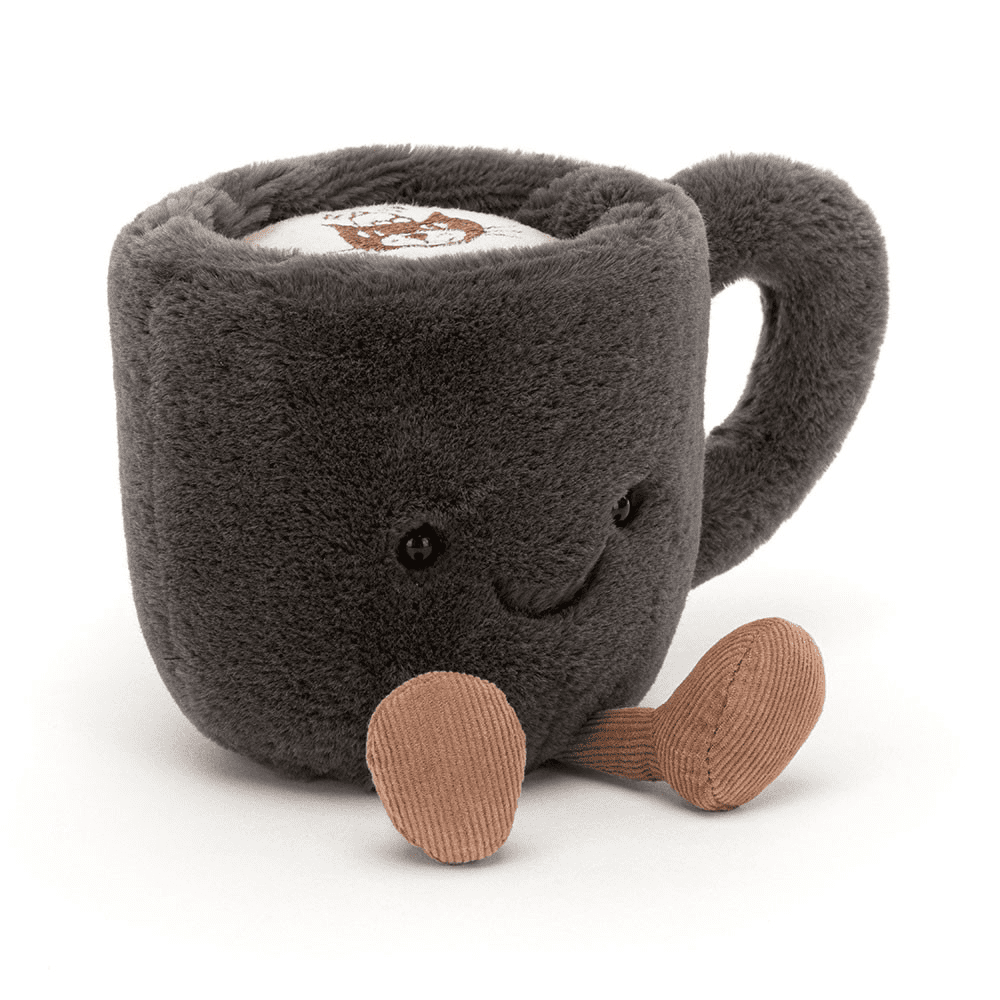 Peluche Tasse De Café sur fond blanc 