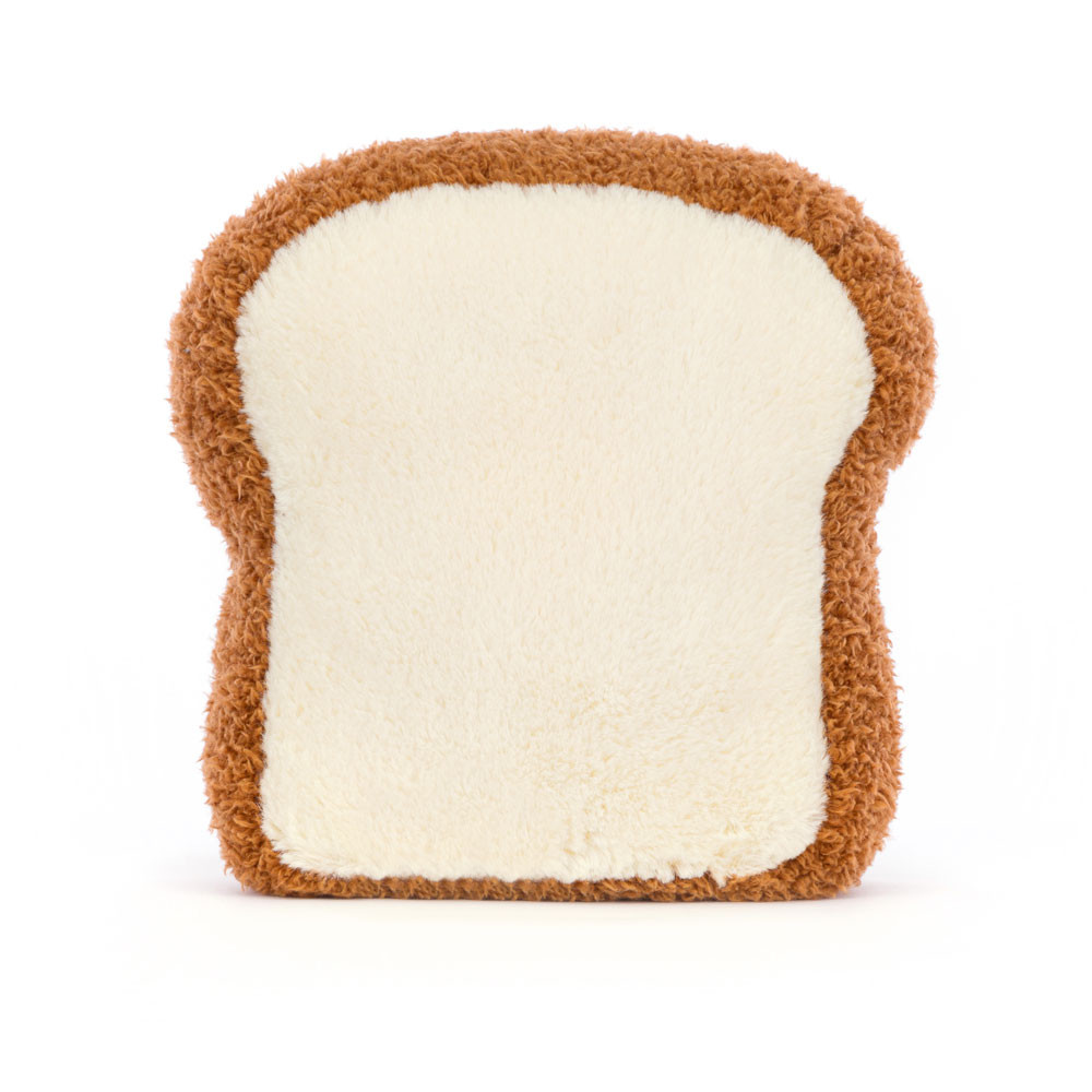 Peluche Toast sur fond blanc 