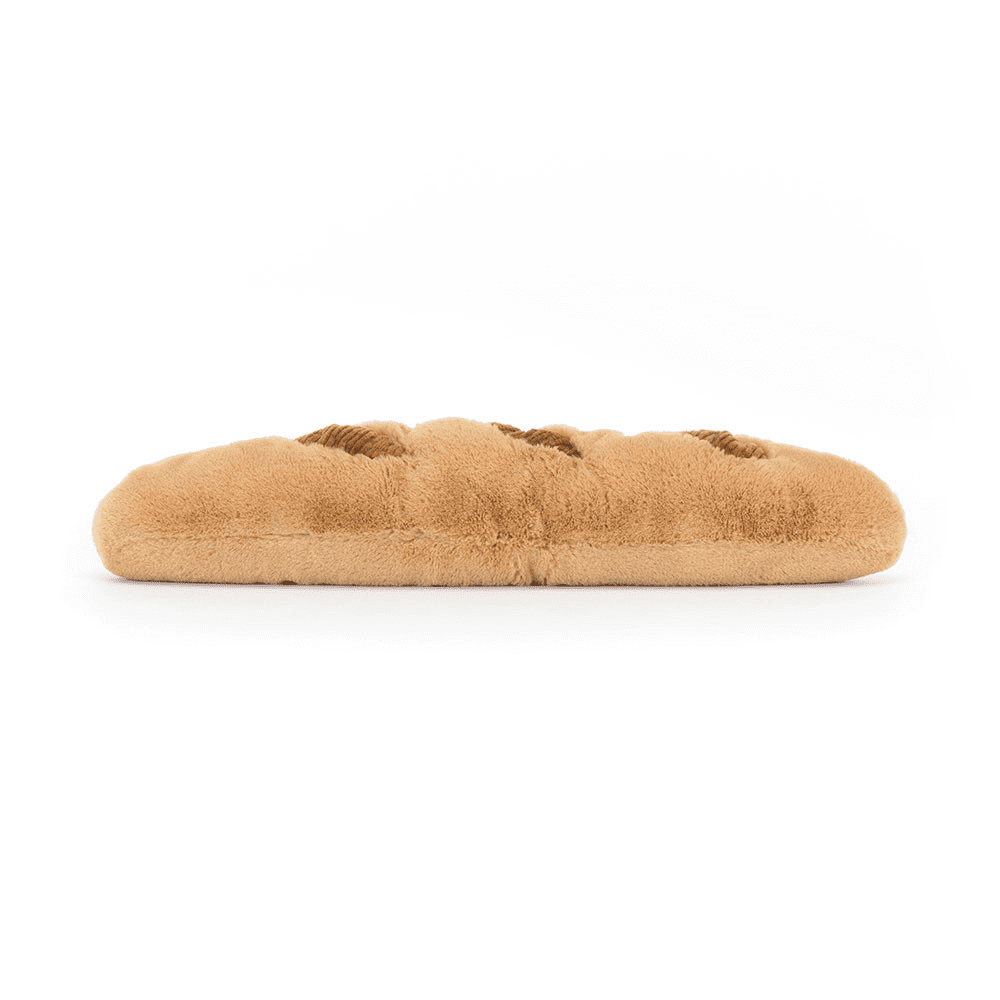 peluche baguette sur fond blanc 