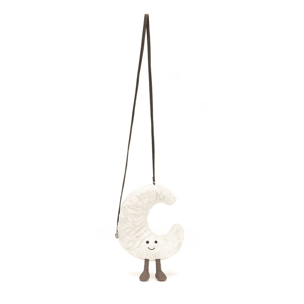 Sac Peluche Lune sur fond blanc