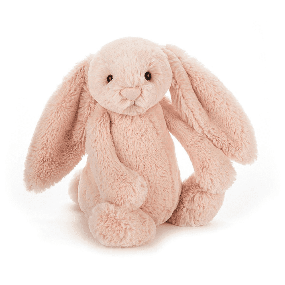 Peluche Lapin Blush sur fond blanc 