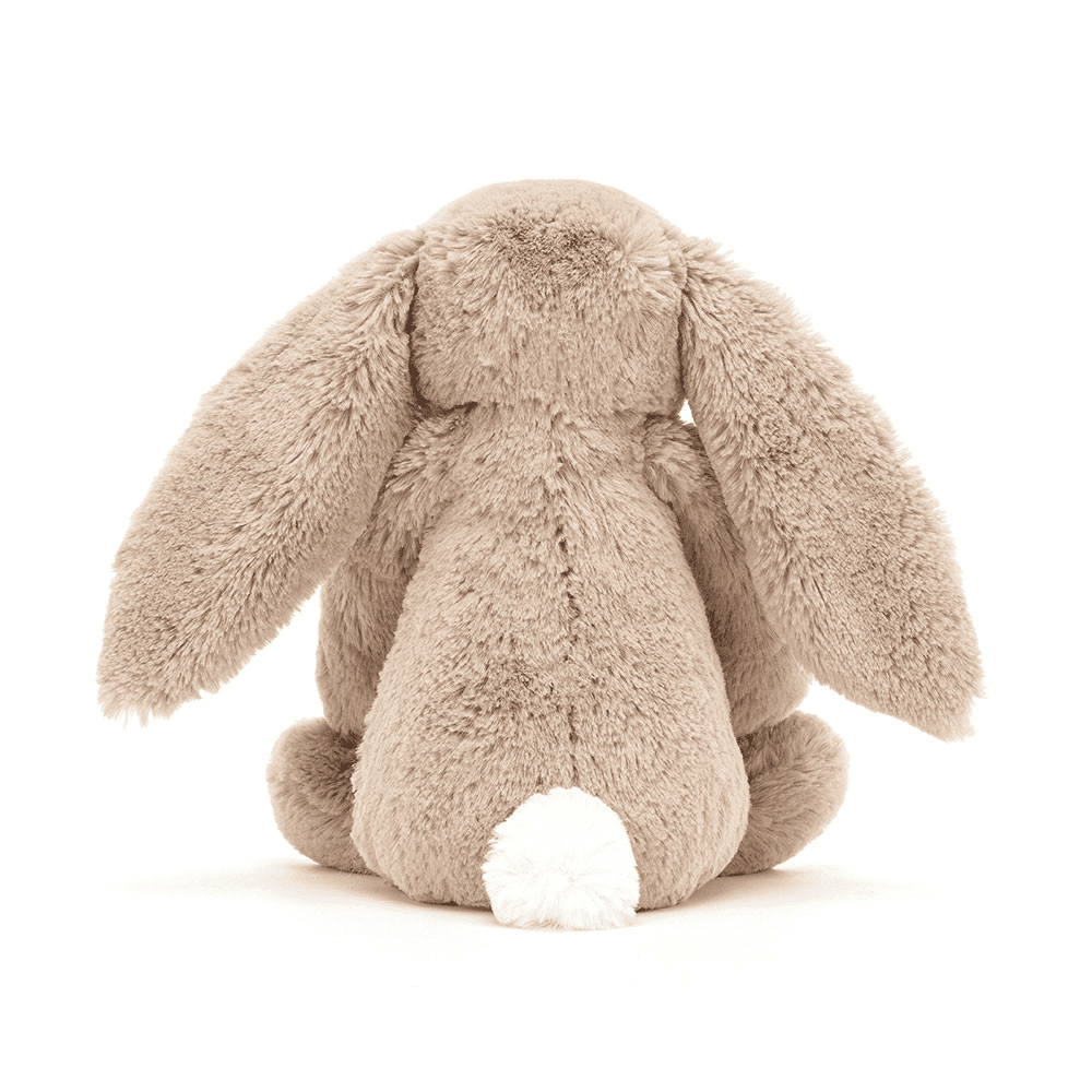 Peluche Lapin Bea Beige sur fond blanc 