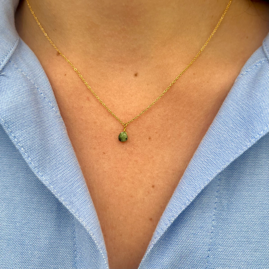 Collier Chiara Tourmaline Verte