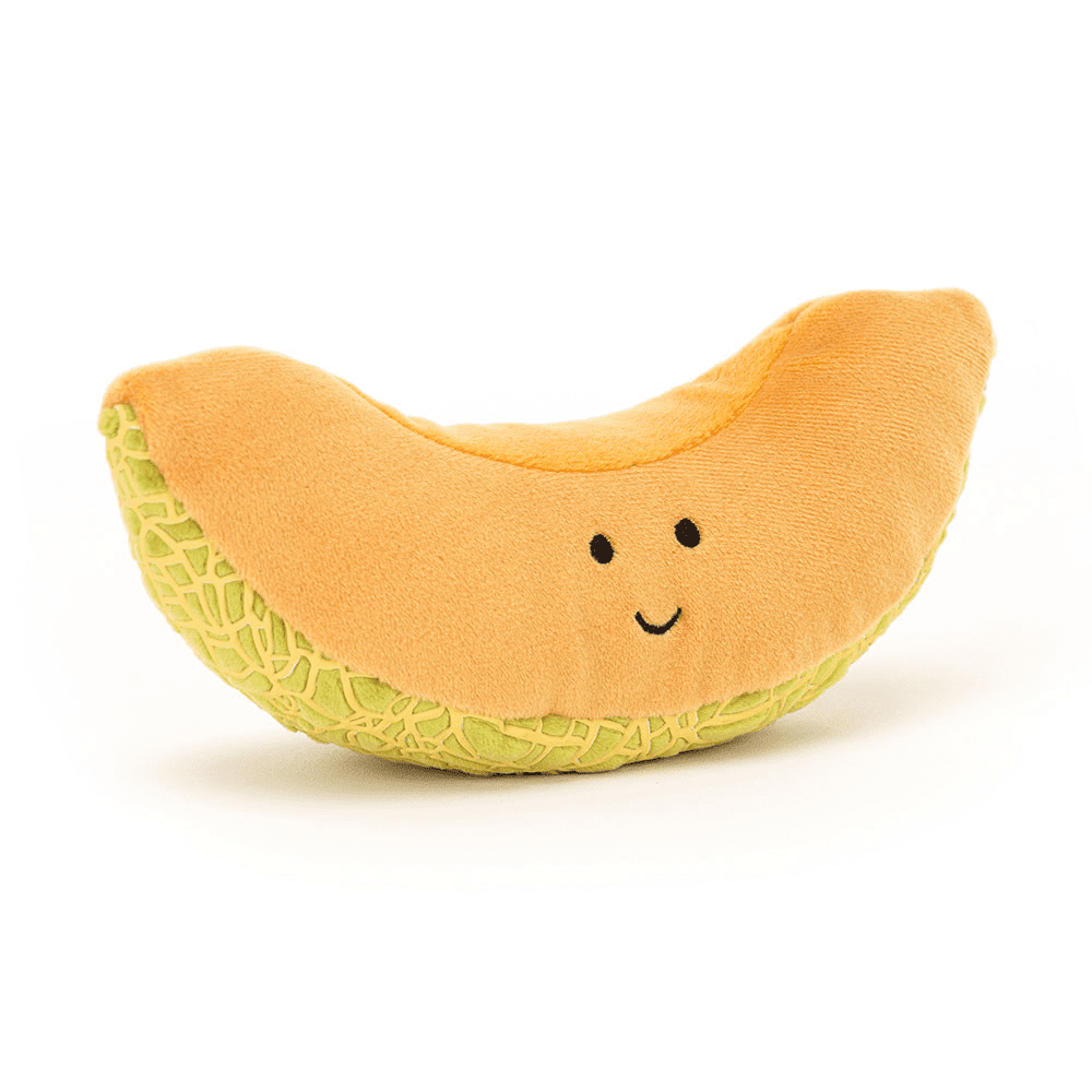 Peluche Fruit Melon sur fond blanc