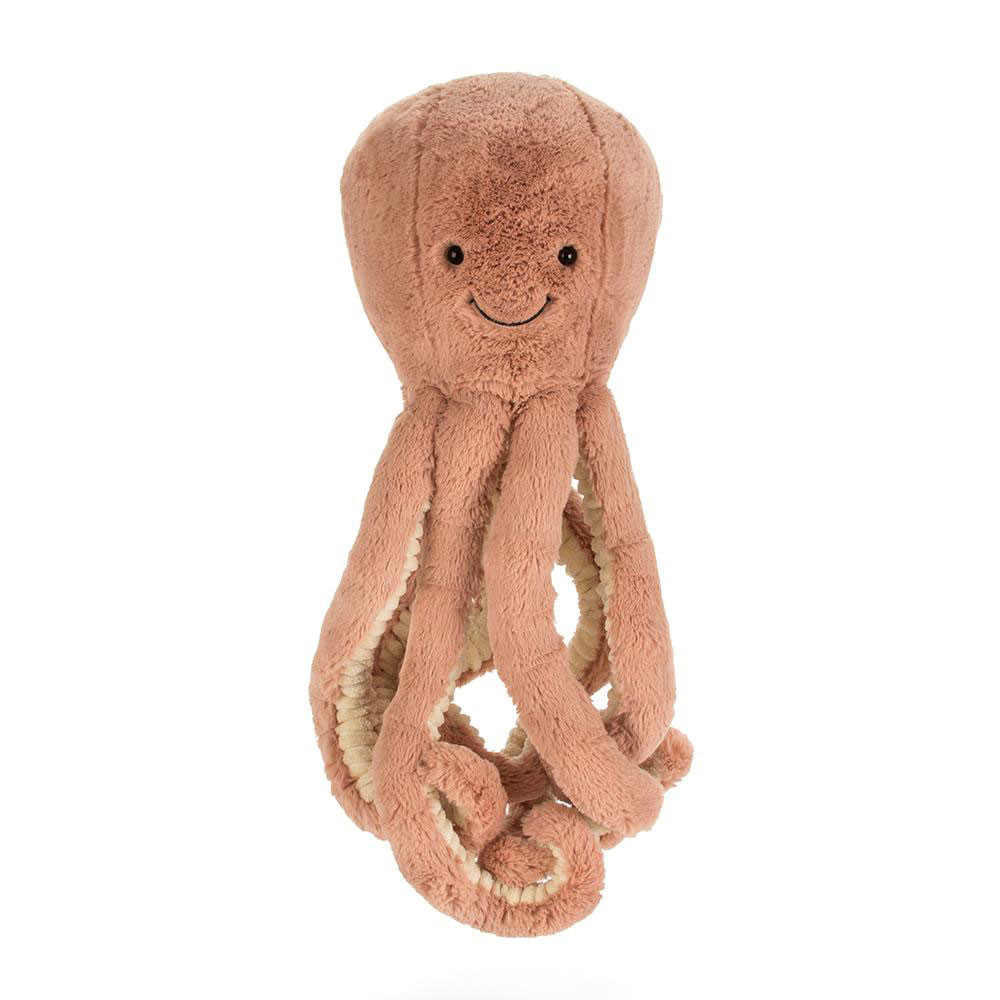 Peluche Pieuvre Odell sur fond blanc 