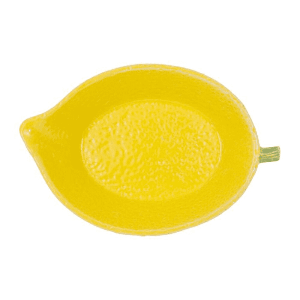 Coupelle Citron jaune que fond blanc