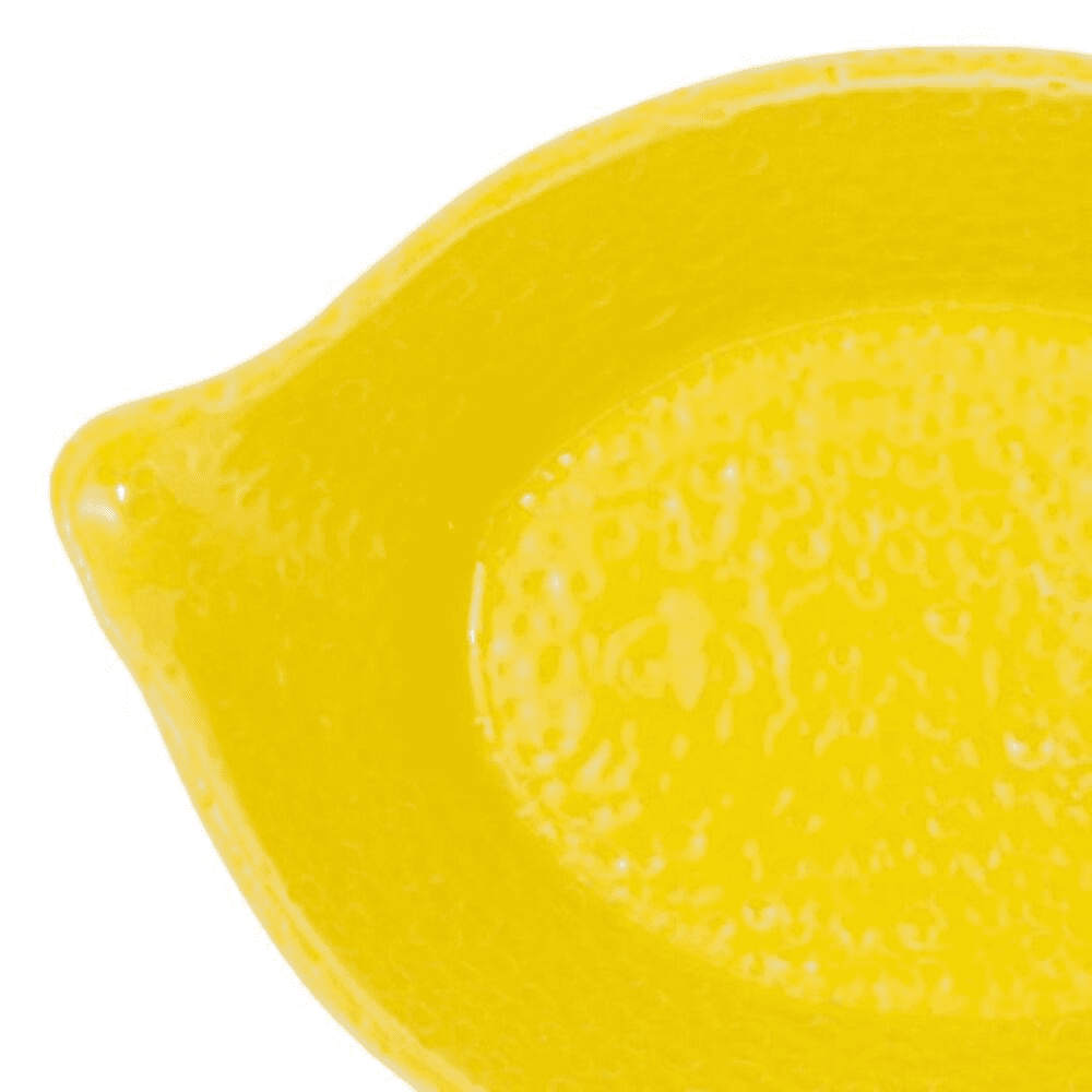 Coupelle Citron jaune que fond blanc