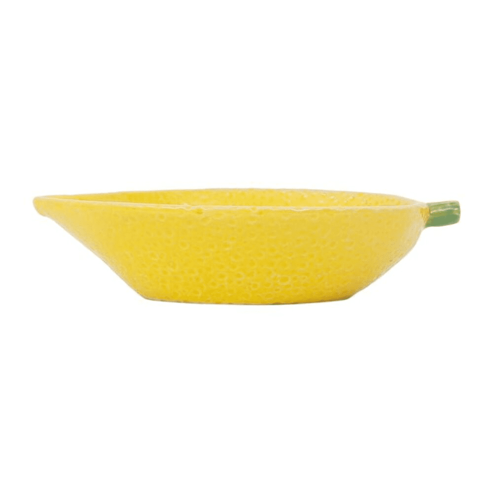 Coupelle Citron jaune que fond blanc