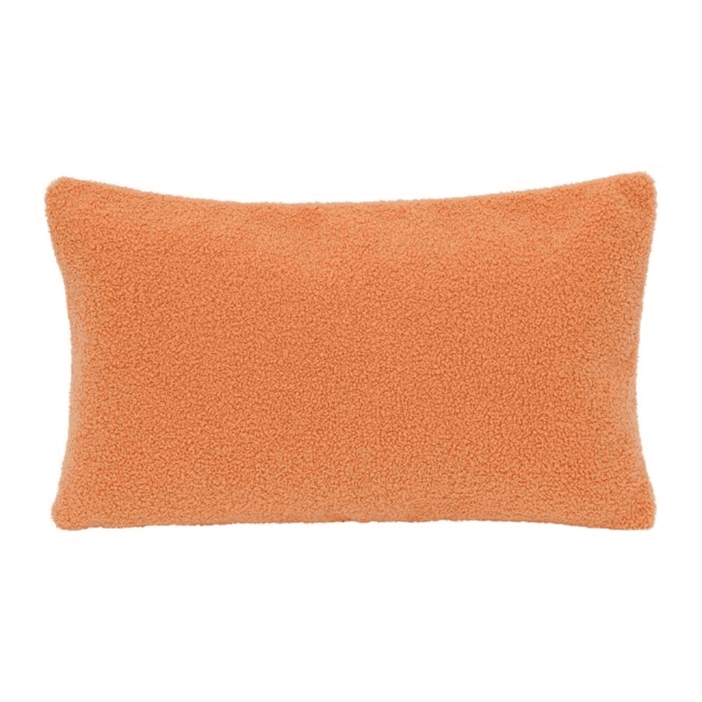 Coussin funky terre polyster sur fond blanc