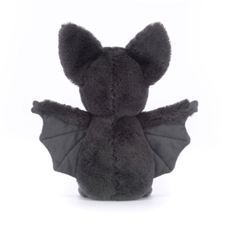 peluche chauve souris grise jellycat de dos