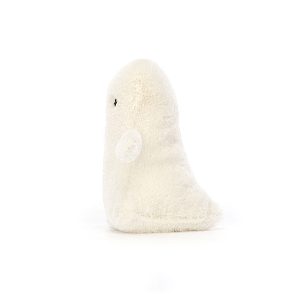 peluche fantome blanche halloween jellycat de côté