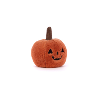 peluche en forme de citrouille orange pour halloween de la marque jellycat